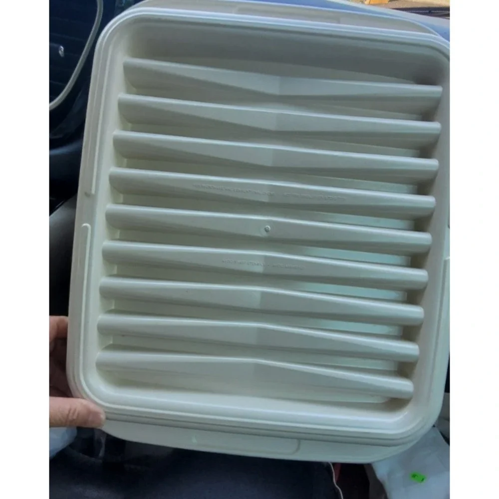 Vintage Tupperware Ultra 21 Ovenware BACON ROASTING PAN #1785 Meat Chicken